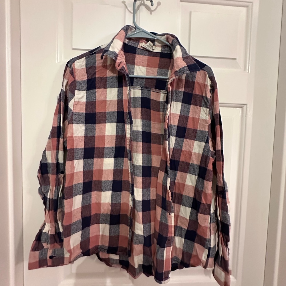 Pink and Blue Button Down Shirt